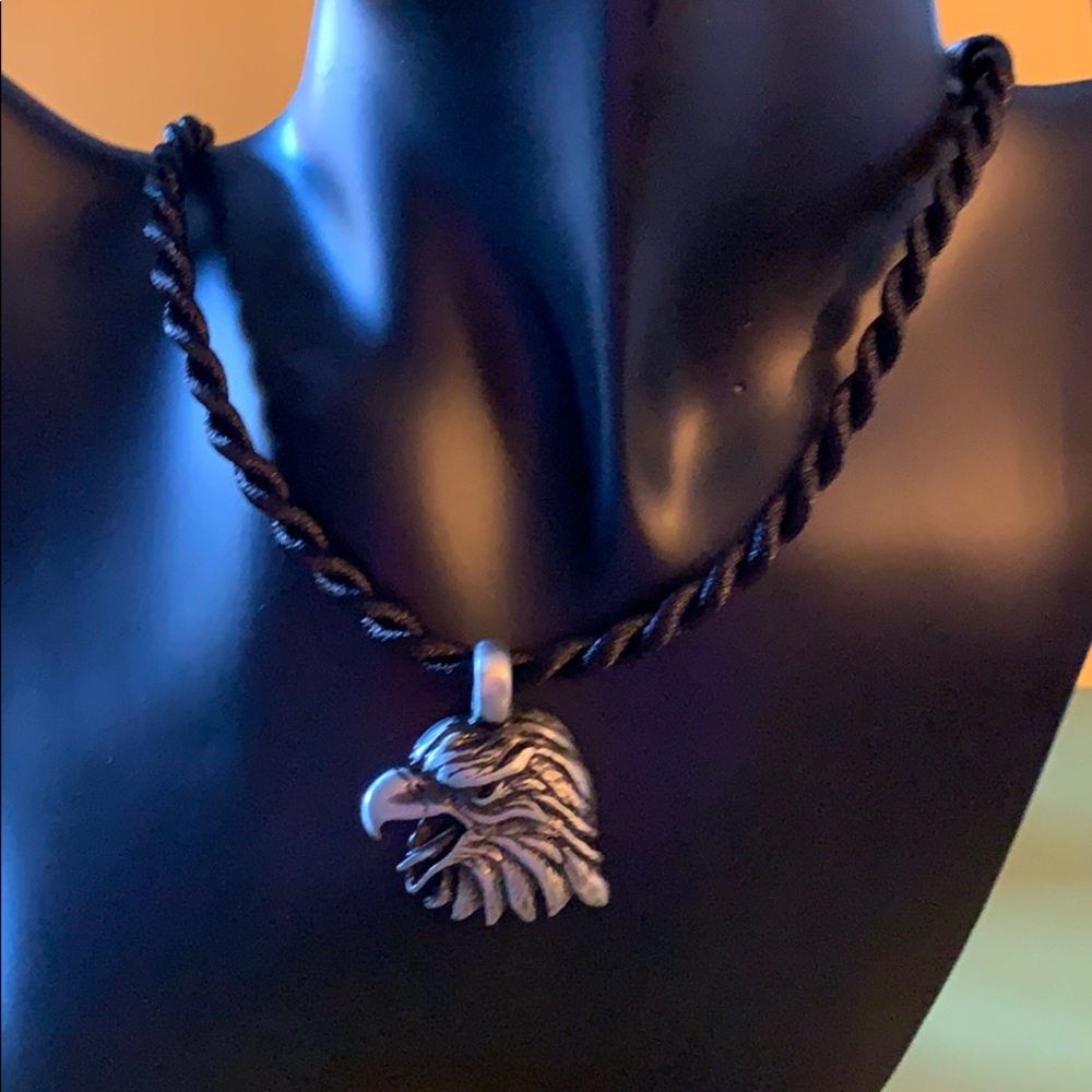 Eagle Head Cord Necklace